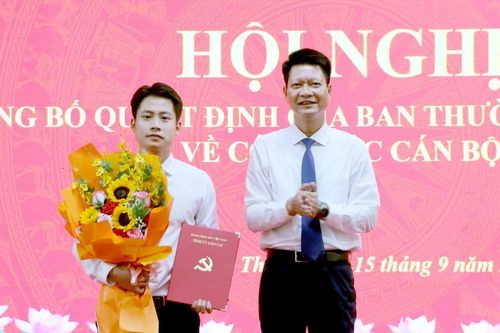 Phó Bí thư Tỉnh đoàn Đồng Mạnh Linh giữ chức Phó Bí thư Đảng ủy xã Chấn Thịnh