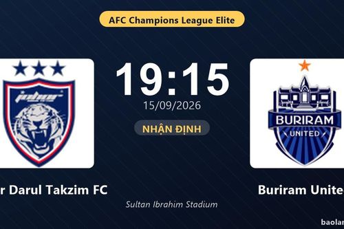 Nhận định Johor Darul Takzim FC vs Buriram United: Màn so tài của hai đội vào phom