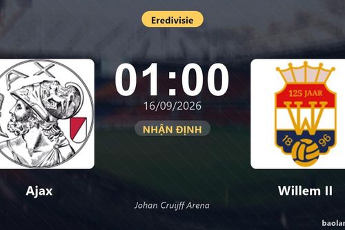 Nhận định Ajax vs Willem II: Điểm nóng cuộc đua tốp đầu