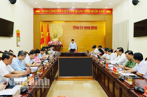 Ban Thường vụ Tỉnh ủy thảo luận, cho ý kiến về các nhiệm vụ trọng tâm