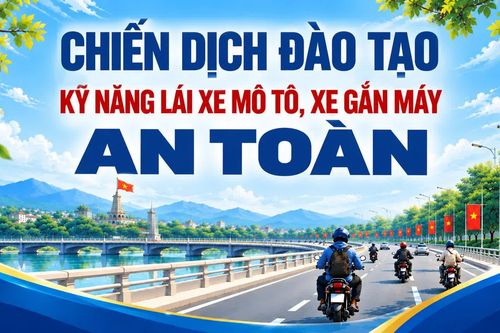 Chiến dịch đào tạo kỹ năng lái xe mô tô, xe gắn máy an toàn