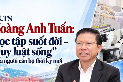 GS.TS Hoàng Anh Tuấn: Học tập suốt đời – 'quy luật sống' của người cán bộ thời kỳ mới