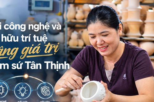 HTX Gốm sứ Tân Thịnh: Từ giữ nghề bằng đôi tay đến bảo vệ bằng tài sản trí tuệ
