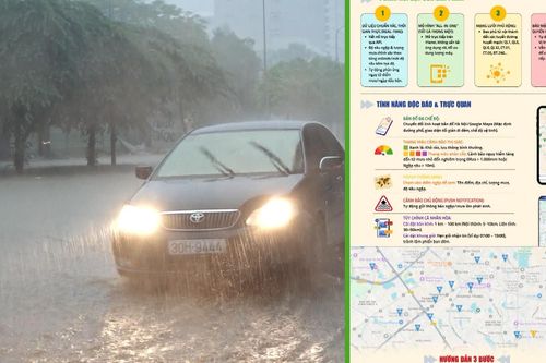 Hà Nội ra mắt mini app 'bản đồ mưa ngập' trên iHanoi
