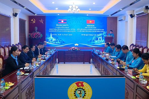 Tăng cường hợp tác giữa Công đoàn Hà Nội và Công đoàn Thủ đô Viêng Chăn