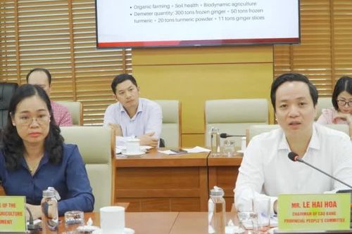 Cao Bằng đẩy mạnh phát triển vùng nguyên liệu nông sản hữu cơ gắn với thị trường châu Âu