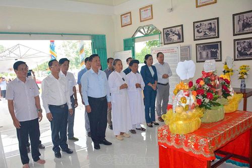 Trang trọng lễ giỗ lần thứ 70 Nhân sĩ yêu nước Cao Triều Phát