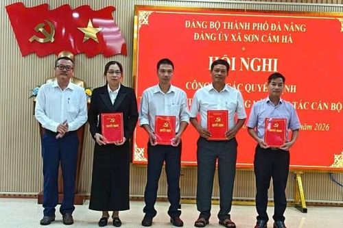 Đà Nẵng: Xã Sơn Cẩm Hà kiện toàn tổ chức Đảng trực thuộc