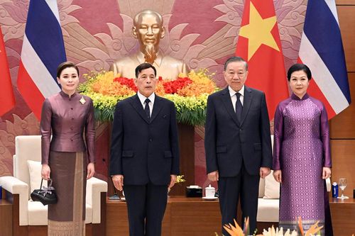 Việt Nam bắn 21 loạt đại bác chào đón Nhà Vua Thái Lan và Hoàng hậu