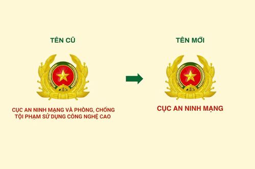 Cục An ninh mạng và phòng, chống tội phạm sử dụng công nghệ cao có tên gọi mới