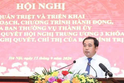 Bí thư Thành ủy Hà Nội Trần Đức Thắng: Phát triển Thủ đô xứng đáng với vị thế đặc biệt và sự tin tưởng của Trung ương
