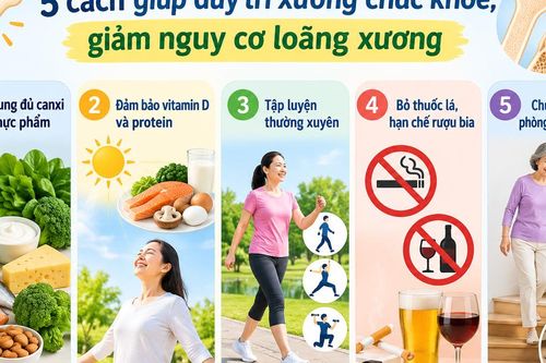 5 cách giúp duy trì xương chắc khỏe, giảm loãng xương