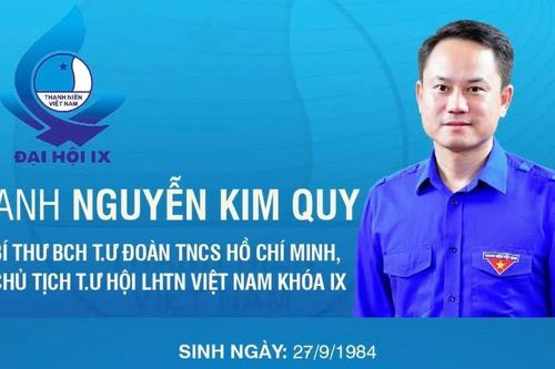 Anh Nguyễn Kim Quy làm Chủ tịch Trung ương Hội LHTN Việt Nam