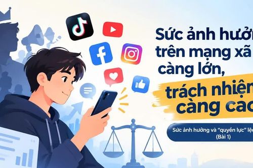 Sức ảnh hưởng trên mạng xã hội càng lớn, trách nhiệm càng cao: 'Quyền lực ảo' lệch chuẩn (Bài 1)
