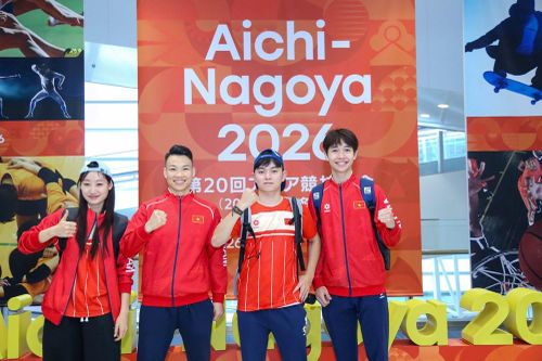 Đoàn Thể thao Việt Nam đến Nagoya, sẵn sàng tranh tài tại ASIAD 20