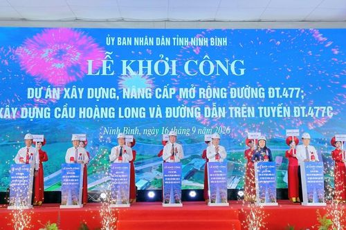 Ninh Bình khởi công dự án tuyến đường gần 7.000 tỉ đồng