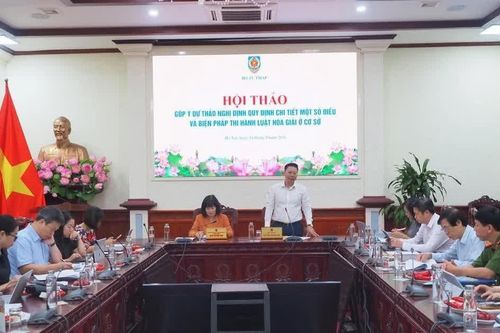 Đưa Luật Hòa giải ở cơ sở vào cuộc sống