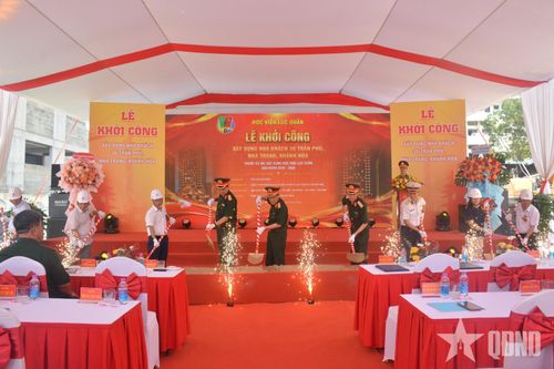 Học viện Lục quân khởi công xây dựng nhà khách tại Nha Trang