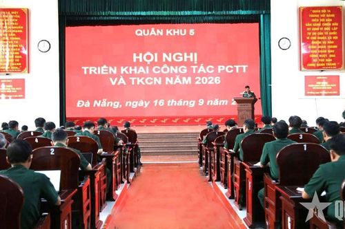 Quân khu 5: Nâng cao năng lực quản trị rủi ro, chủ động ứng phó với thiên tai