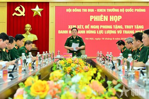 Đại tướng Nguyễn Trọng Nghĩa chủ trì phiên họp Hội đồng Thi đua - Khen thưởng Bộ Quốc phòng