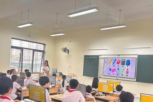 Tận dụng mô hình trường liên cấp tạo thói quen giao tiếp bằng tiếng Anh cho trò