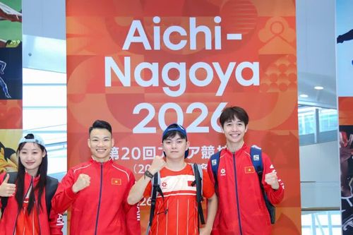 Đoàn thể thao Việt Nam đến Nagoya, khởi đầu chiến dịch chinh phục mục tiêu Asiad 20
