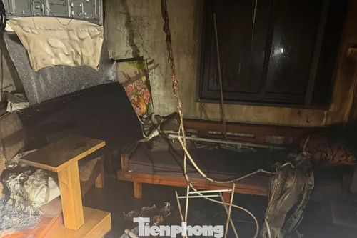 Hiện trường vụ cháy nhà 5 người tử vong ở Hà Nội
