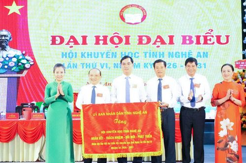 Đồng chí Nguyễn Thanh Hiền tiếp tục giữ chức Chủ tịch Hội Khuyến học Nghệ An khóa VI, nhiệm kỳ 2026 - 2031