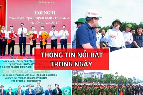 Nghệ An: Thông tin nổi bật ngày 16/9