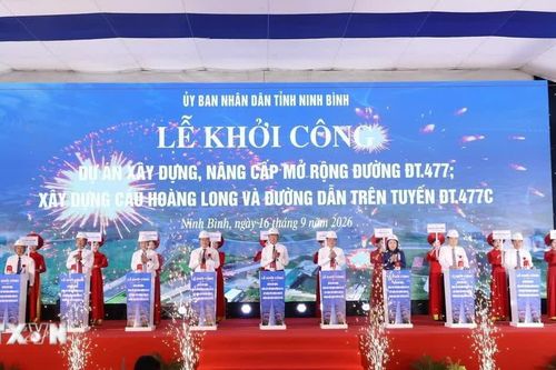 Ninh Bình khởi công tuyến đường kết nối liên vùng đồng bằng và miền núi