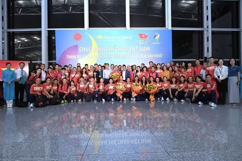 Đoàn Thể thao Việt Nam lên đường chinh phục đấu trường ASIAD