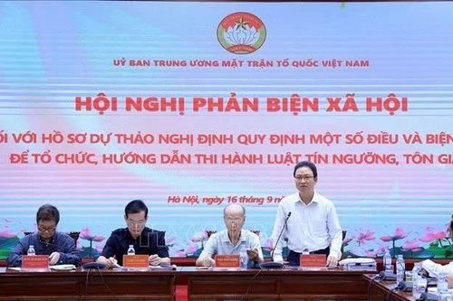 Phản biện xã hội hoàn thiện chính sách về tín ngưỡng, tôn giáo