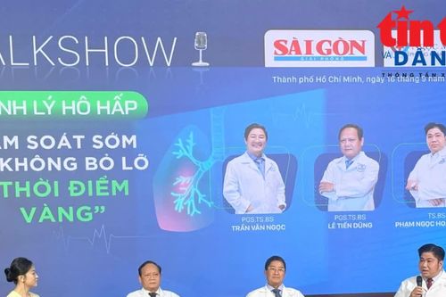 Phát hiện sớm để không bỏ lỡ 'thời điểm vàng' điều trị bệnh hô hấp