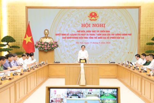 Các bộ, tỉnh phải hoàn thiện Khung kiến trúc Chính phủ số trước 29/1/2027