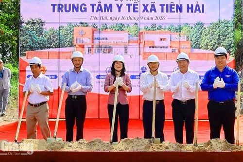 Khởi công Trung tâm Y tế xã Tiên Hải gần 20 tỷ đồng