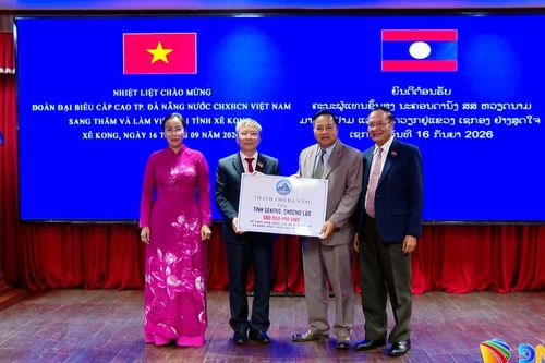 Thúc đẩy quan hệ hữu nghị, hợp tác Đà Nẵng - Sê Kông đi vào chiều sâu