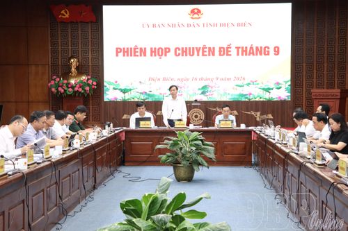 UBND tỉnh họp phiên chuyên đề tháng 9