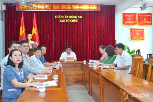 Tập huấn sử dụng hệ thống thông tin lĩnh vực tổ chức xây dựng Đảng
