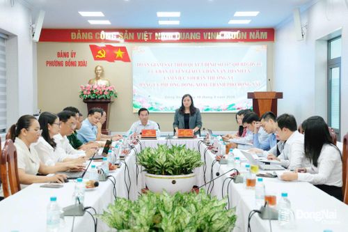 Giám sát việc triển khai thực hiện các nghị quyết, chỉ thị của Trung ương và Thành ủy tại phường Đồng Xoài