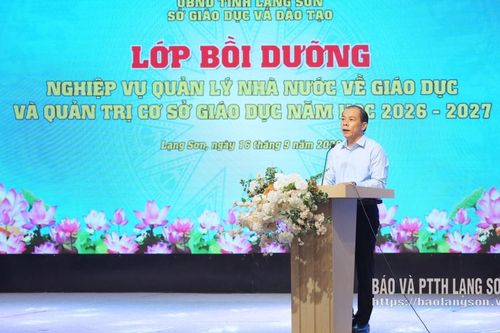 Bồi dưỡng nghiệp vụ quản lý nhà nước về giáo dục và quản trị cơ sở giáo dục năm học 2026-2027