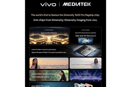 vivo X500 Pro Max và OPPO Find X10 Pro Max xác nhận trang bị chip Dimensity 9600 Pro 2nm