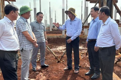 Lâm Đồng đôn đốc tiến độ xây dựng các trường nội trú liên cấp biên giới