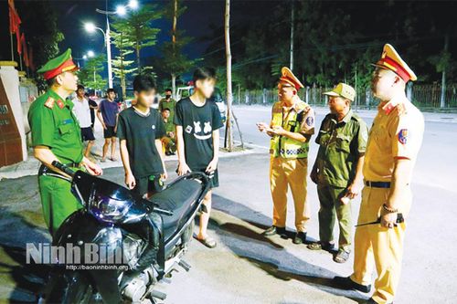 Kiên quyết ngăn chặn, xử lý tình trạng thanh, thiếu niên vi phạm trật tự, an toàn giao thông
