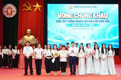 Chung khảo Cuộc thi Ý tưởng nghiên cứu khoa học sinh viên năm học 2026-2027