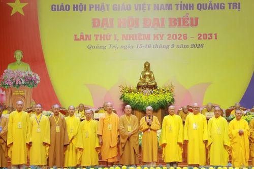 Quảng Trị: Hòa thượng Thích Tánh Nhiếp tiếp tục được suy cử Trưởng ban Trị sự GHPGVN tỉnh nhiệm kỳ 2026-2031