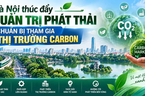 Hà Nội thúc đẩy quản trị phát thải, chuẩn bị tham gia thị trường carbon