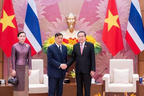 Chủ tịch Quốc hội Trần Thanh Mẫn hội kiến Nhà vua Thái Lan