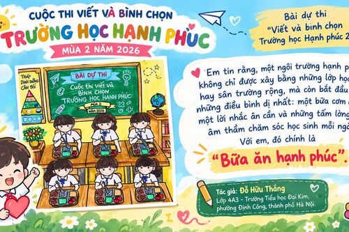 Phía sau một khay cơm