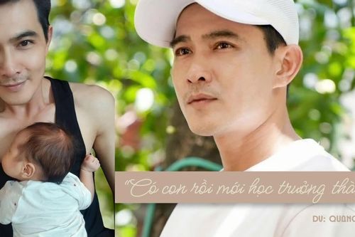 Diễn viên Quang Sự: 'Có con rồi mới học về sự trưởng thành'