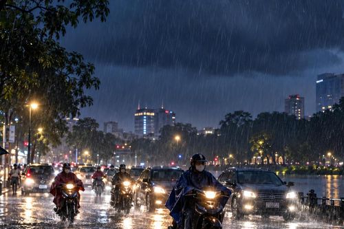 Đêm 16/9, Hà Nội và nhiều nơi tiếp tục mưa lớn, cục bộ trên 150 mm